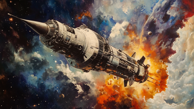 Retro mission:space